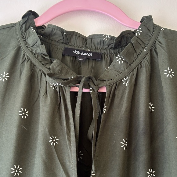 Madewell Olive Printed Tiered Maxi Dress - Picture 6 of 15